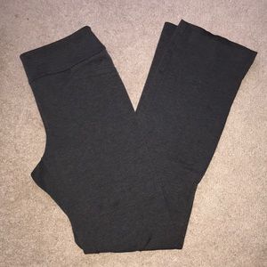 Pull on gray work pants